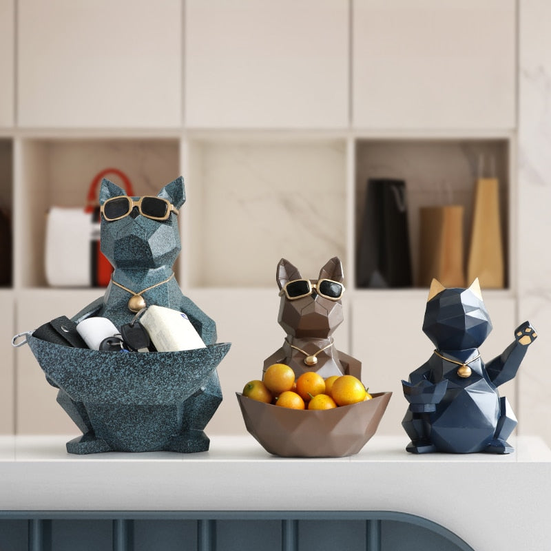 Cat and Dog Desk Organisers