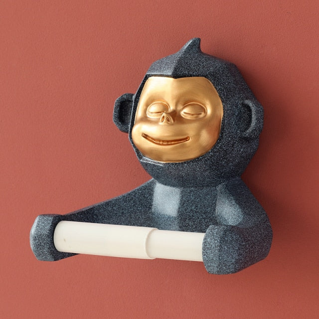 Smiling Monkey Washroom Decor