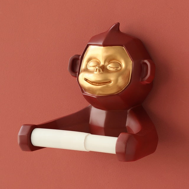 Smiling Monkey Washroom Decor
