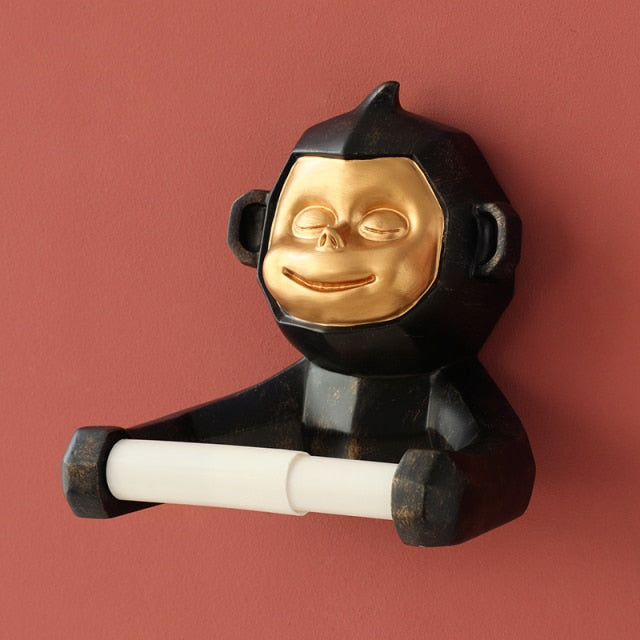 Smiling Monkey Washroom Decor