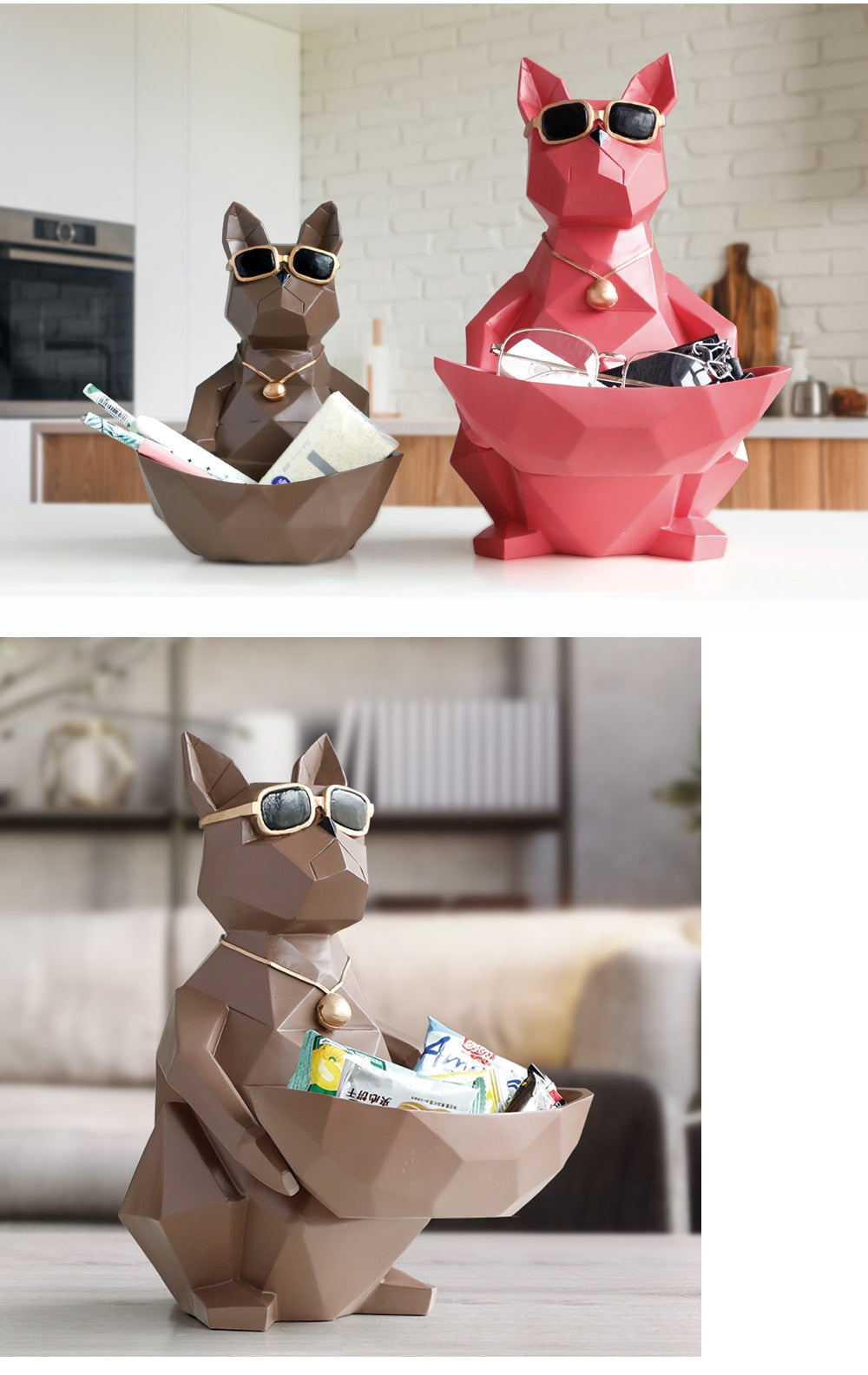 Cat and Dog Desk Organisers