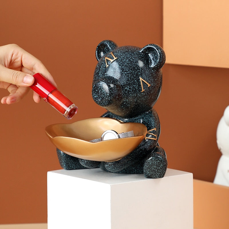 Modern Design Bear Storage Figurine