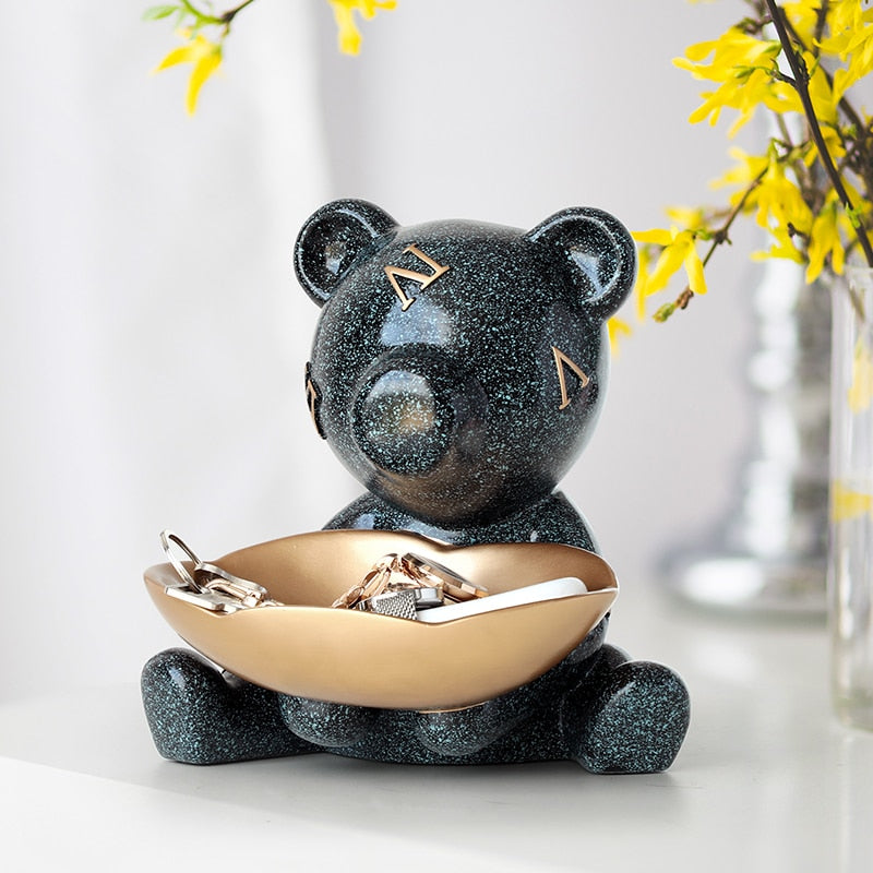 Modern Design Bear Storage Figurine