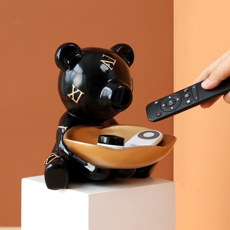 Modern Design Bear Storage Figurine