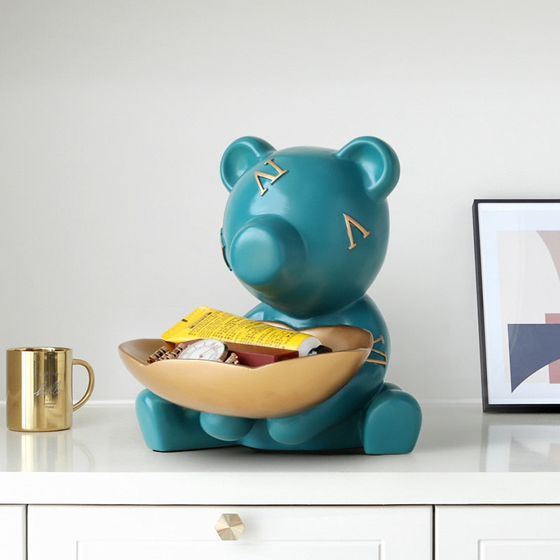 Modern Design Bear Storage Figurine