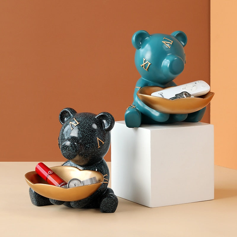 Modern Design Bear Storage Figurine