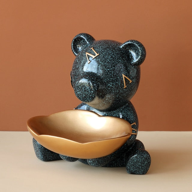 Modern Design Bear Storage Figurine