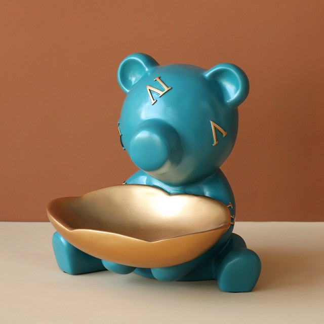 Modern Design Bear Storage Figurine