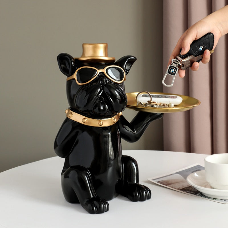 Fancy Bulldog Figurine